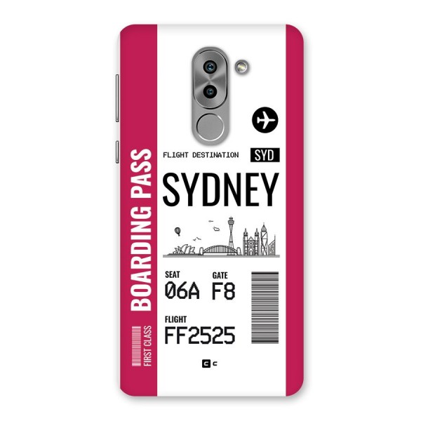 Sydney Boarding Pass Back Case for Honor 6X