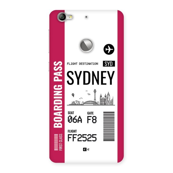 Sydney Boarding Pass Back Case for Le 1S