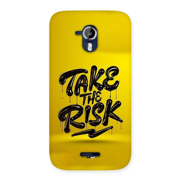 Take The Risk Back Case for Canvas Magnus A117