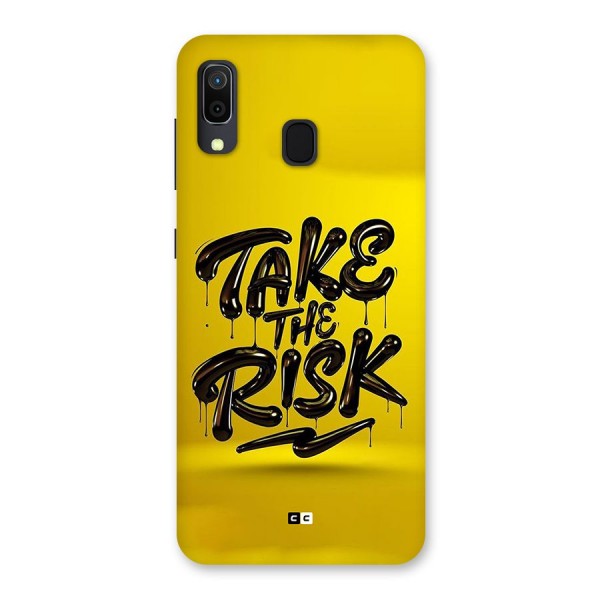 Take The Risk Back Case for Galaxy A20