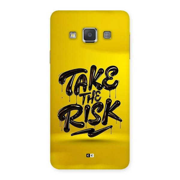 Take The Risk Back Case for Galaxy A3