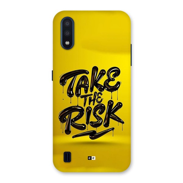 Take The Risk Back Case for Galaxy M01