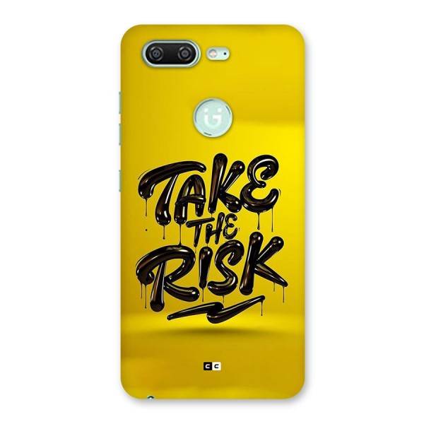 Take The Risk Back Case for Gionee S10