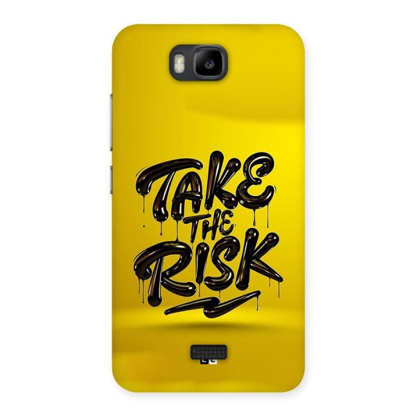 Take The Risk Back Case for Honor Bee
