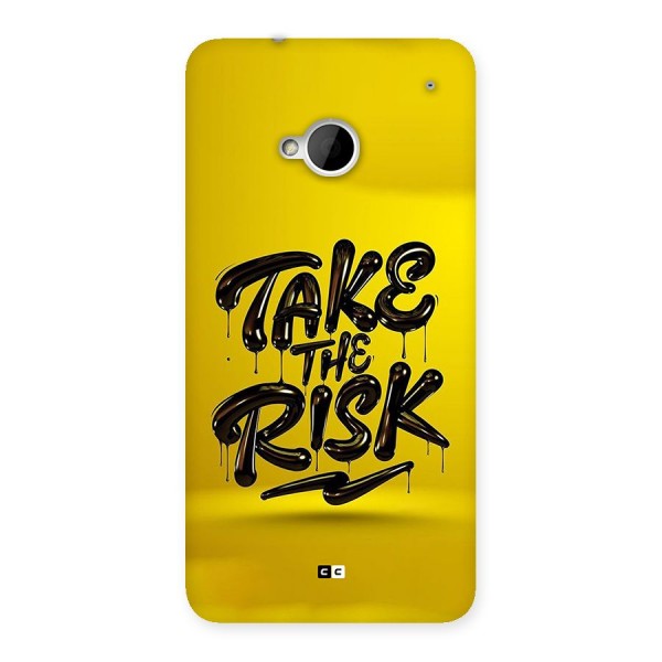 Take The Risk Back Case for One M7 (Single Sim)