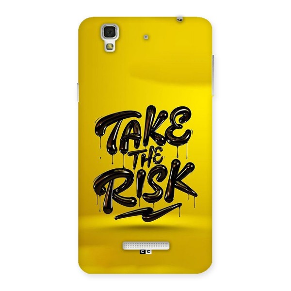 Take The Risk Back Case for Yureka