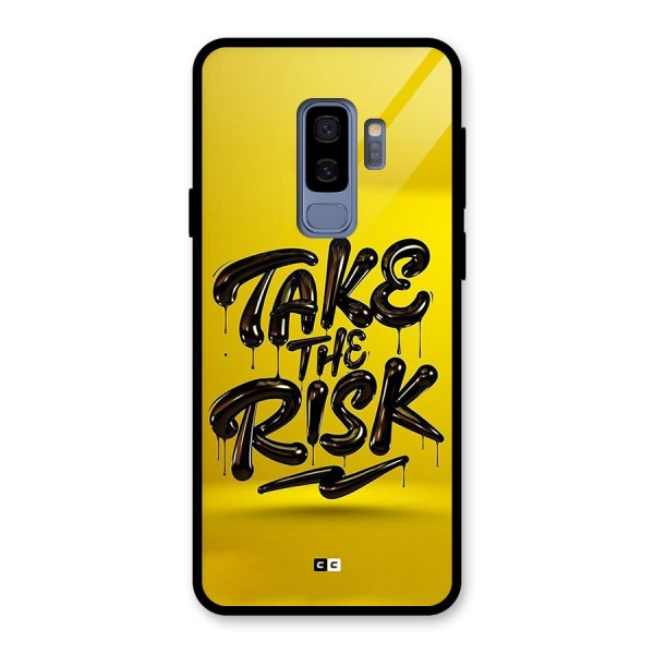 Take The Risk Glass Back Case for Galaxy S9 Plus