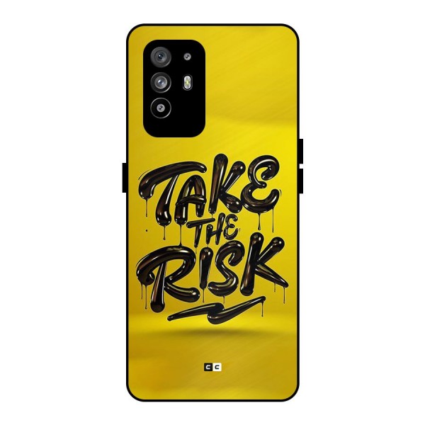 Take The Risk Metal Back Case for Oppo F19 Pro Plus 5G