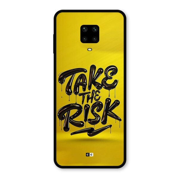 Take The Risk Metal Back Case for Redmi Note 9 Pro Max