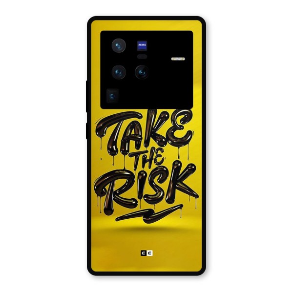 Take The Risk Metal Back Case for Vivo X80 Pro