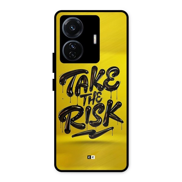 Take The Risk Metal Back Case for iQOO Z6