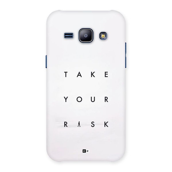 Take Your Risk Back Case for Galaxy J1