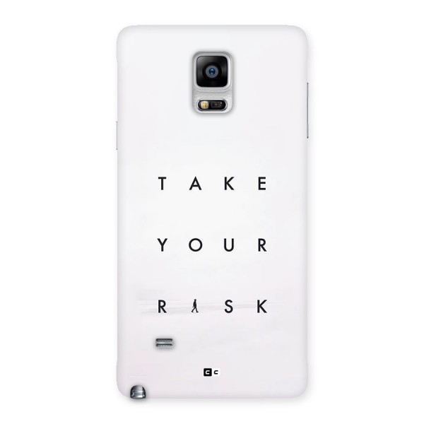 Take Your Risk Back Case for Galaxy Note 4