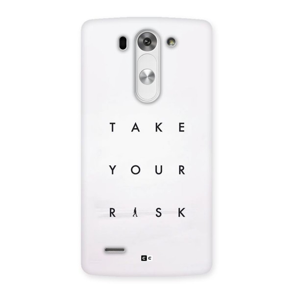 Take Your Risk Back Case for LG G3 Beat