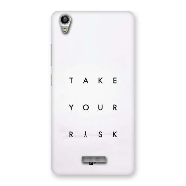 Take Your Risk Back Case for Lava Pixel V1