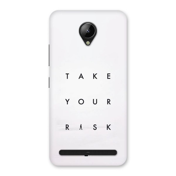 Take Your Risk Back Case for Lenovo C2