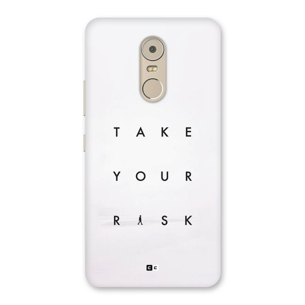 Take Your Risk Back Case for Lenovo K6 Note