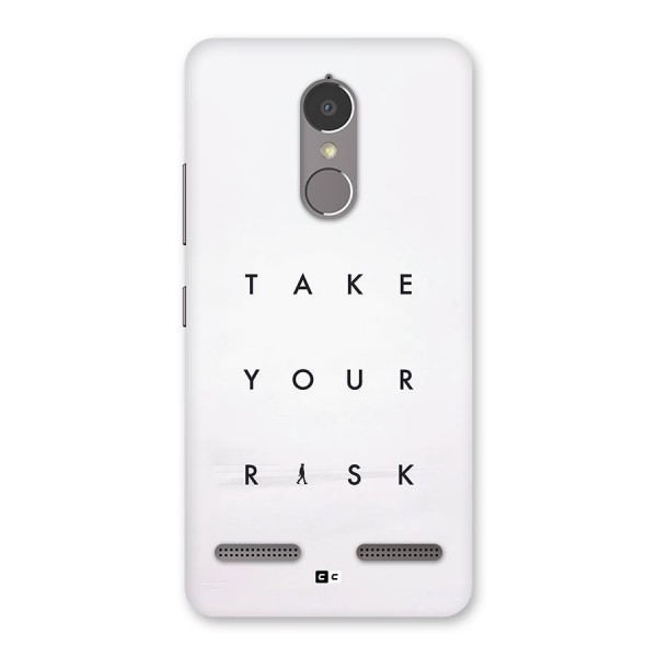 Take Your Risk Back Case for Lenovo K6 Power