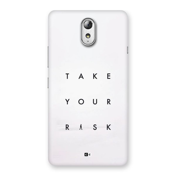 Take Your Risk Back Case for Lenovo Vibe P1M