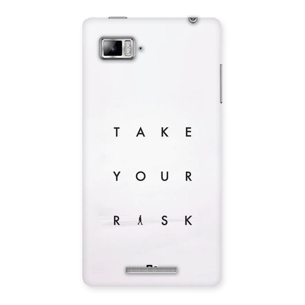 Take Your Risk Back Case for Lenovo Vibe Z K910