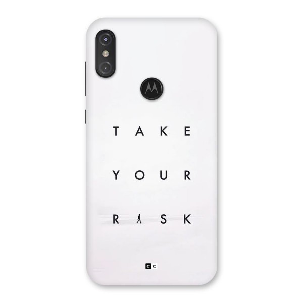 Take Your Risk Back Case for Motorola One Power