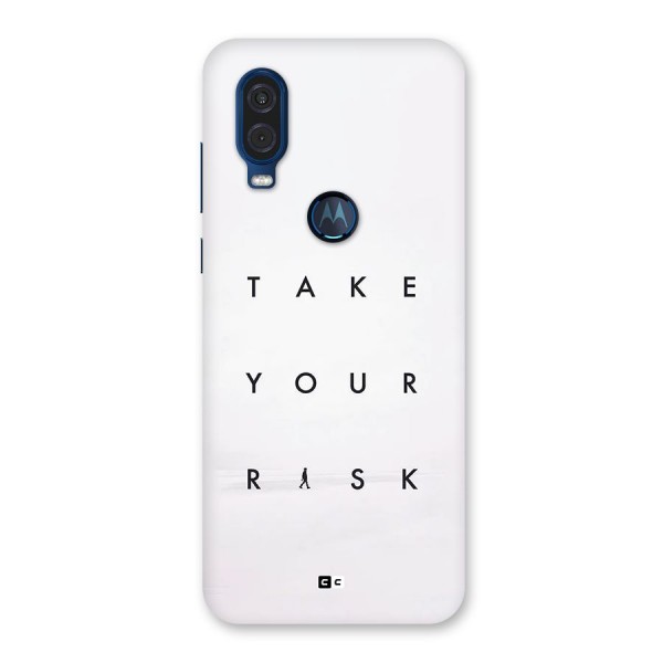 Take Your Risk Back Case for Motorola One Vision