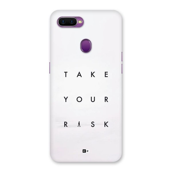 Take Your Risk Back Case for Oppo F9