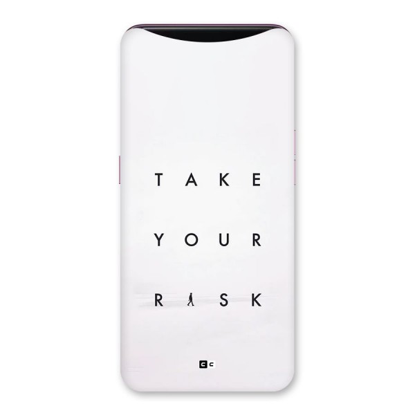 Take Your Risk Back Case for Oppo Find X