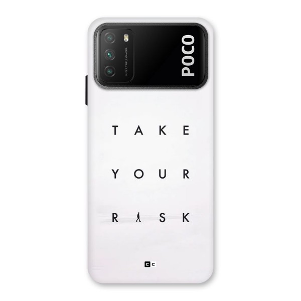 Take Your Risk Back Case for Poco M3