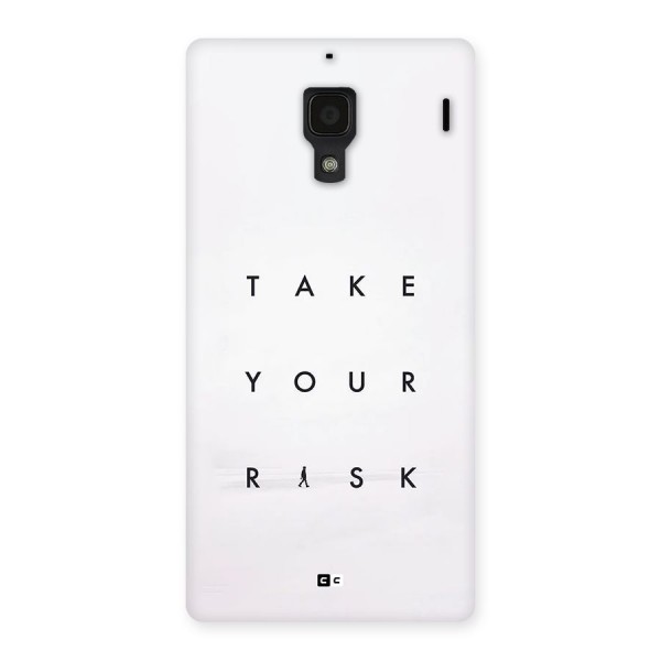 Take Your Risk Back Case for Redmi 1s