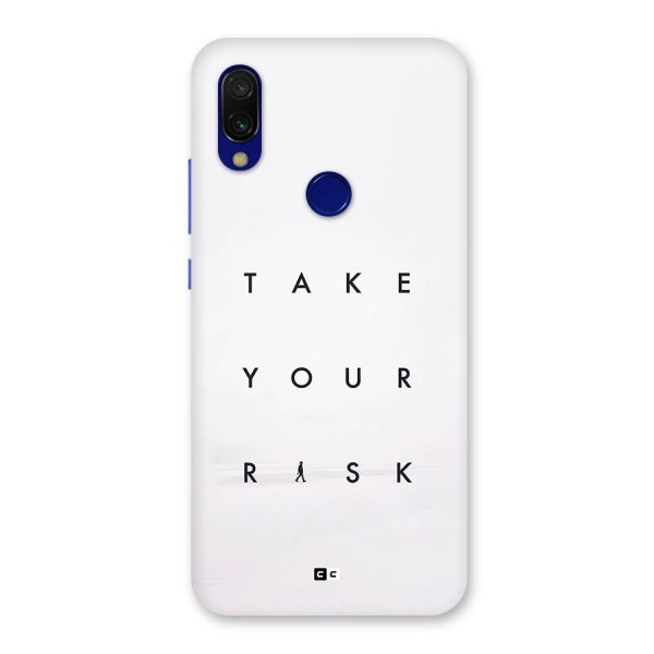Take Your Risk Back Case for Redmi 7