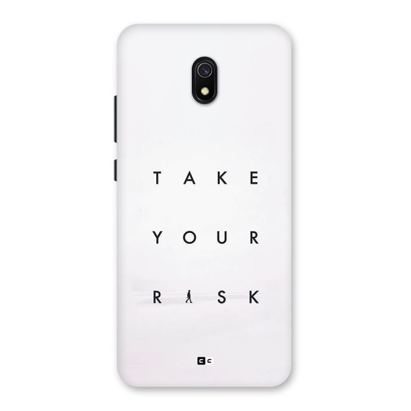 Take Your Risk Back Case for Redmi 8A