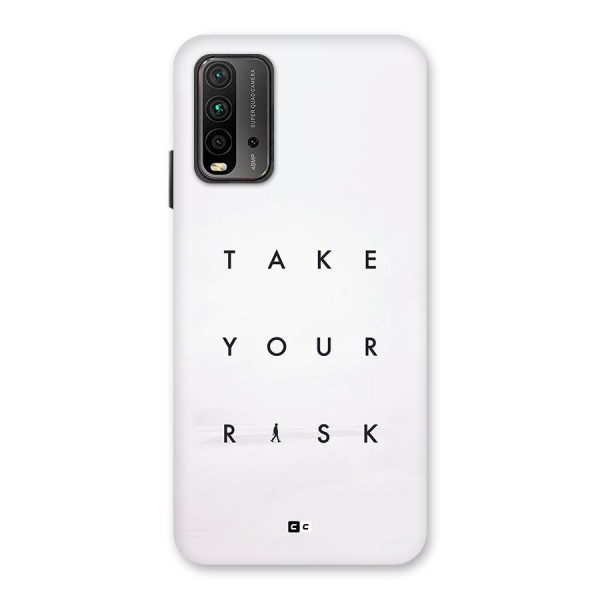 Take Your Risk Back Case for Redmi 9 Power