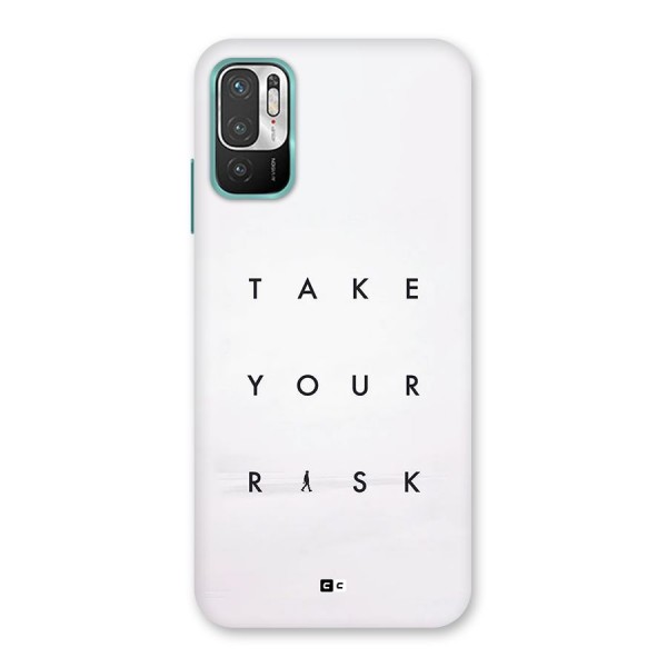 Take Your Risk Back Case for Redmi Note 10T 5G