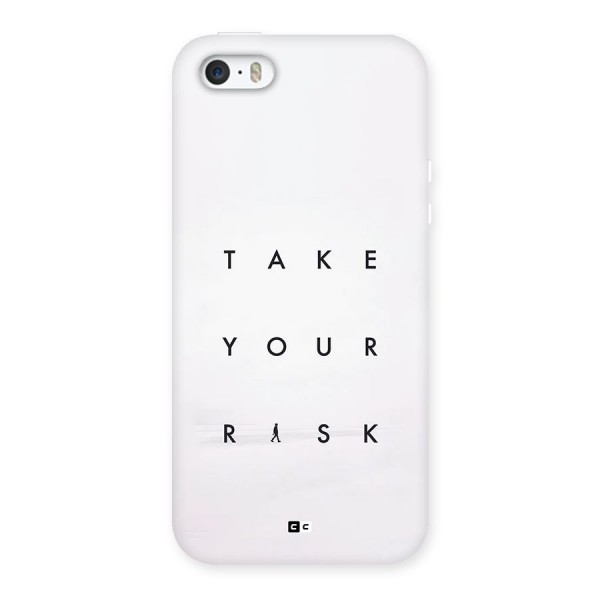 Take Your Risk Back Case for iPhone SE 2016
