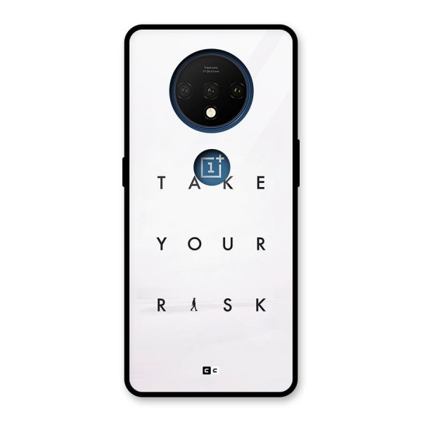 Take Your Risk Glass Back Case for OnePlus 7T