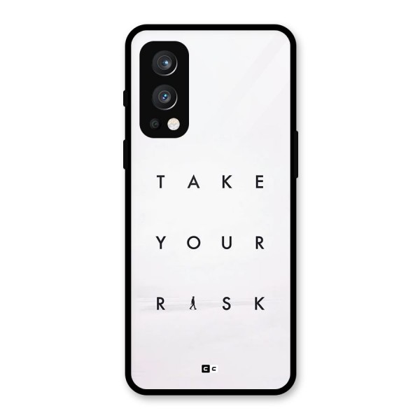 Take Your Risk Glass Back Case for OnePlus Nord 2 5G