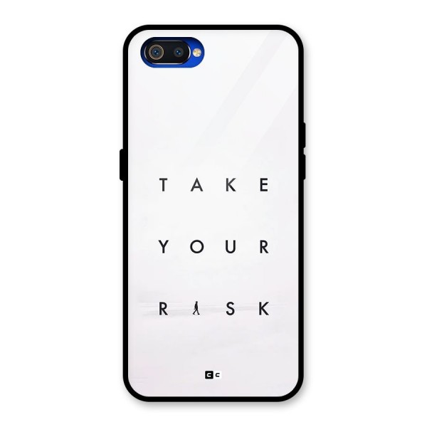 Take Your Risk Glass Back Case for Realme C2