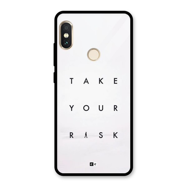 Take Your Risk Glass Back Case for Redmi Note 5 Pro
