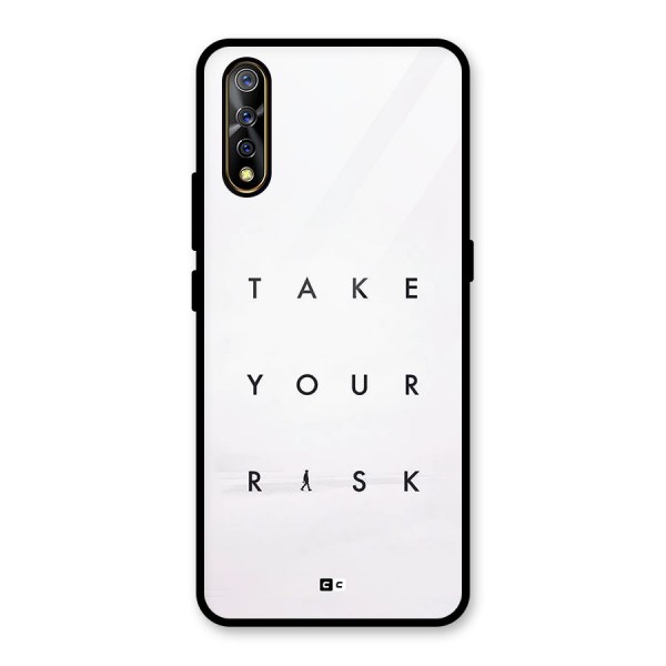 Take Your Risk Glass Back Case for Vivo S1