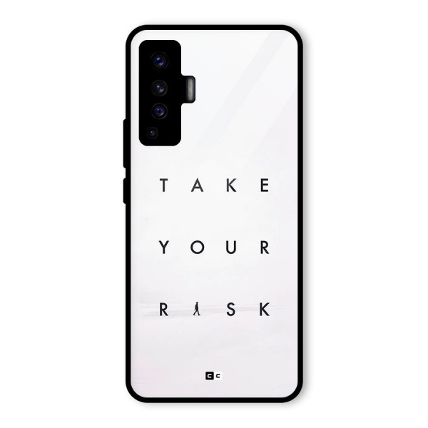 Take Your Risk Glass Back Case for Vivo X50