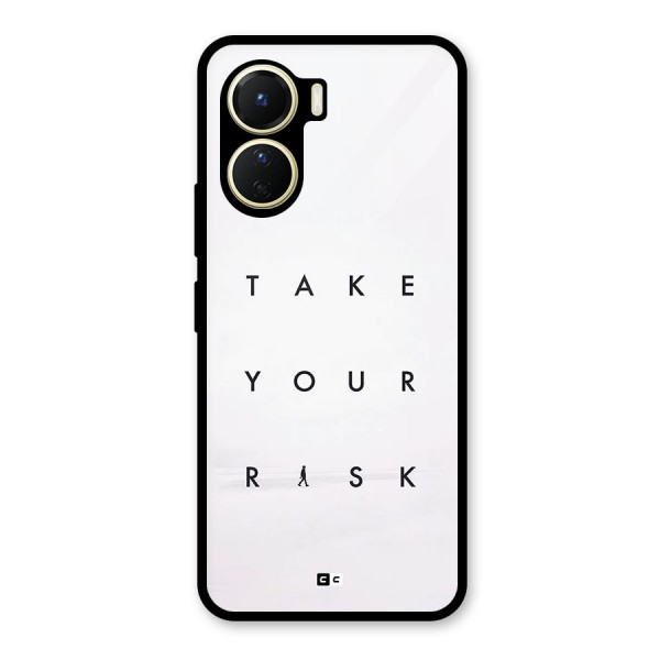 Take Your Risk Glass Back Case for Vivo Y16