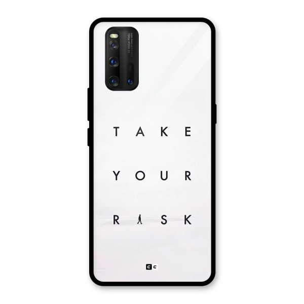 Take Your Risk Glass Back Case for Vivo iQOO 3