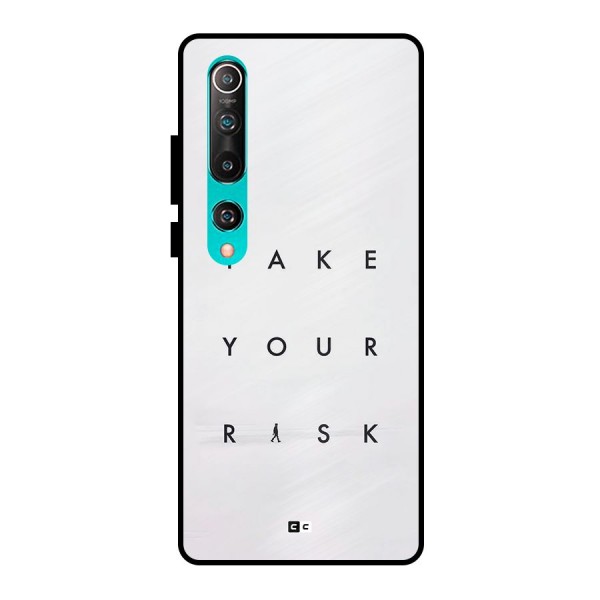 Take Your Risk Metal Back Case for Mi 10