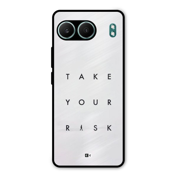 Take Your Risk Metal Back Case for OnePlus Nord 4
