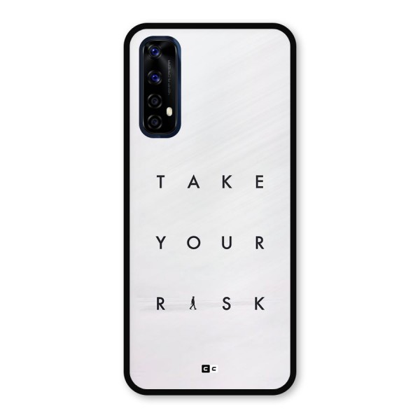Take Your Risk Metal Back Case for Realme Narzo 20 Pro