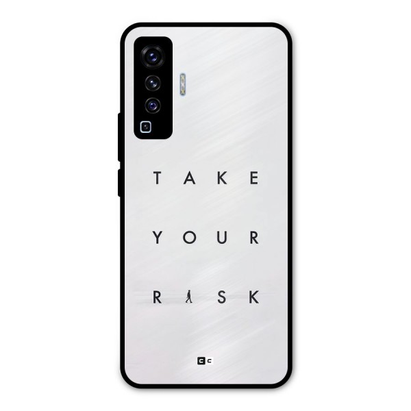 Take Your Risk Metal Back Case for Vivo X50