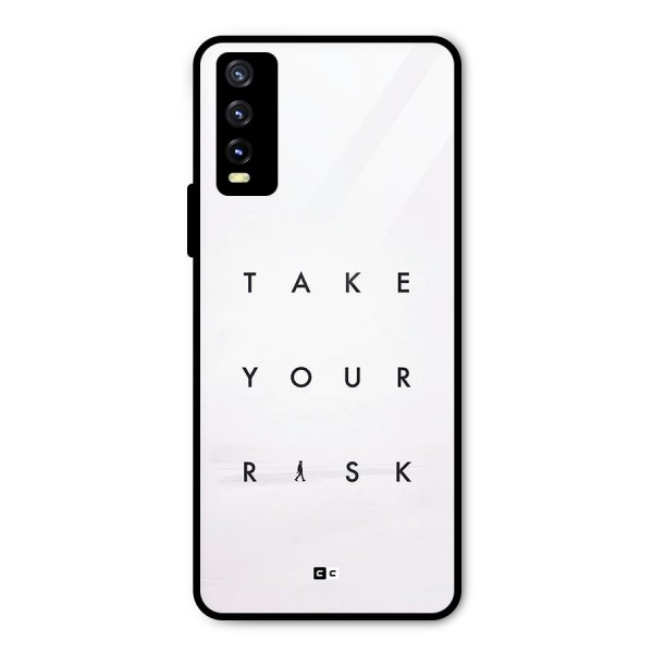 Take Your Risk Metal Back Case for Vivo Y20i