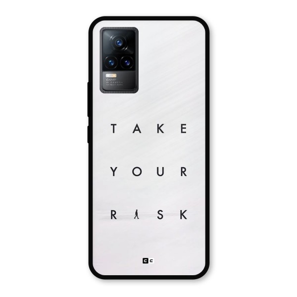 Take Your Risk Metal Back Case for Vivo Y73