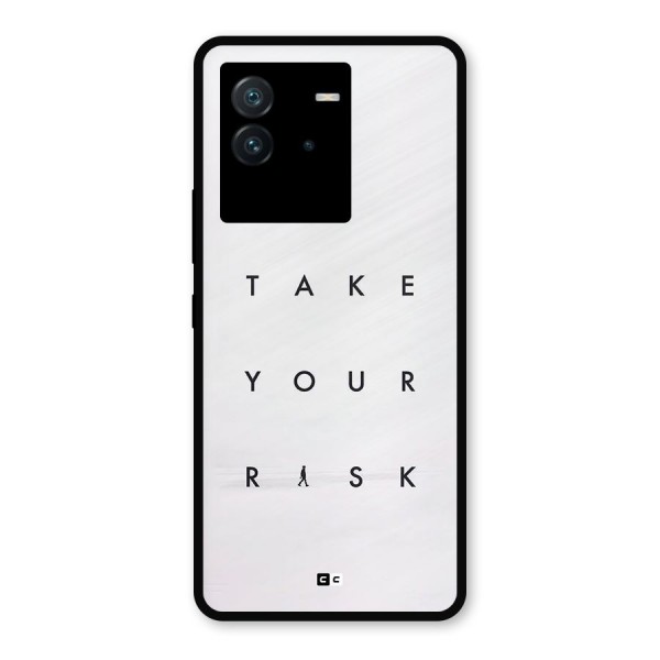 Take Your Risk Metal Back Case for iQOO Neo 6 5G